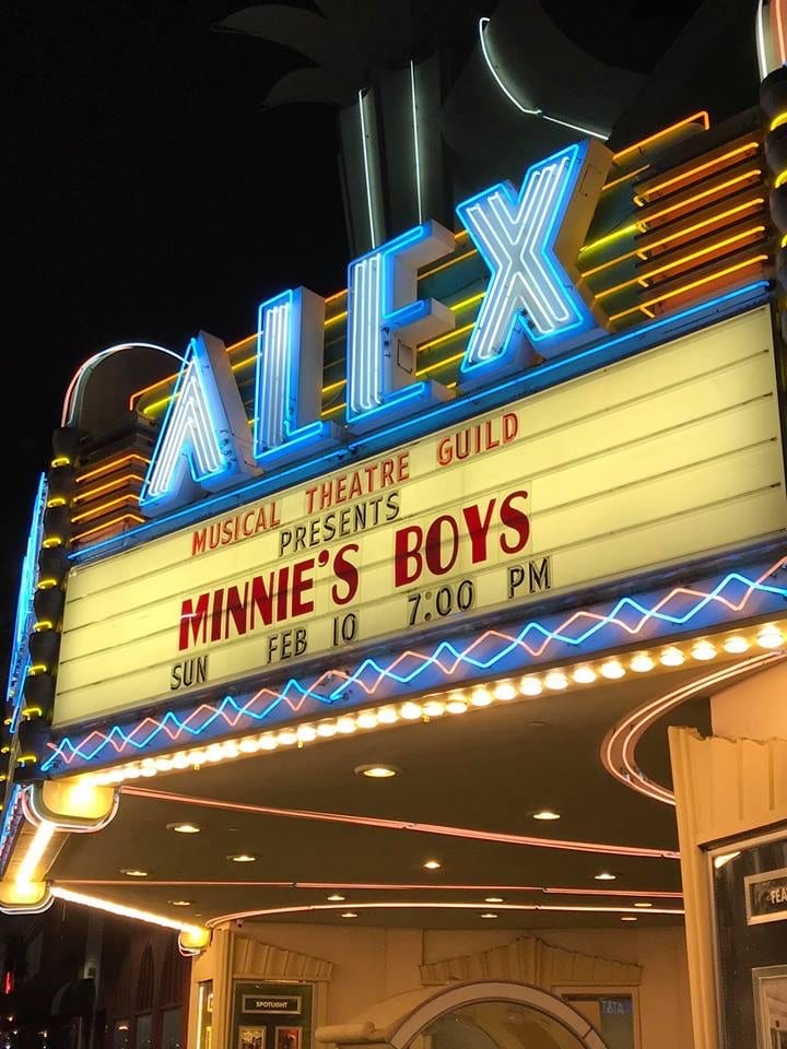 Minnie's Boys Marquee at the Alex