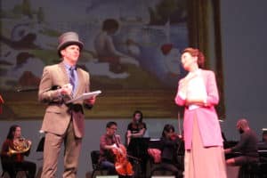 Cast of Sunday in the Park with George