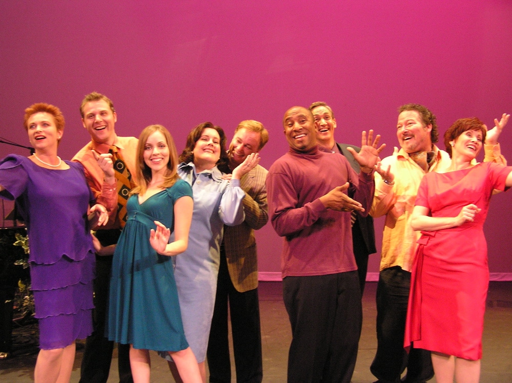 Cast of Merrily We Roll Along